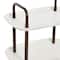 Hello Honey® Main + Mesa™ 3-Tier Modern Plastic and Metal Trolley